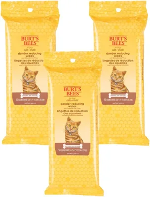 Burt's Bees for Pets Cat Wipes | 34% Off Natural Dander Reducer
