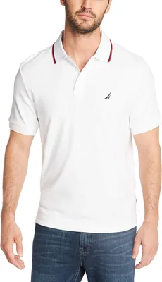 Polo Nautica de Manga Corta Ajuste Clásico Algodón Suave y Liso para Hombre
