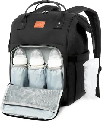 KeaBabies Diaper Bag Backpack Large - Waterproof Travel Bag