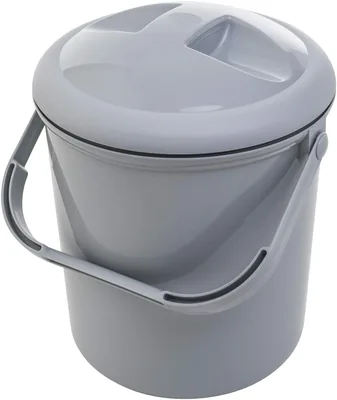 Rotho Babydesign Windelbucket, 10 Liter | Umweltschonend und hygienisch, ideal für den Wickeltisch 26 x 26