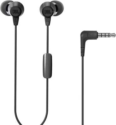 Fone de Ouvido JBL C50HI In-Ear - Preto