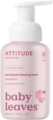 ATTITUDE 2-in-1 Natural Baby Wash, EWG Verified, Hypoallergenic