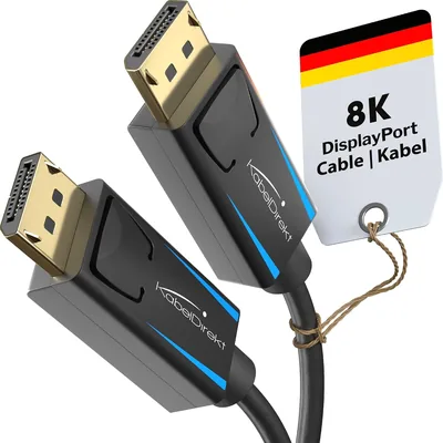 DP 1.4 - 8K@60Hz for PCs & Monitors (Black)