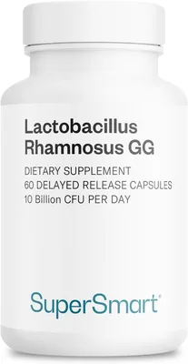 Supersmart Lactobacillus Rhamnosus GG Probiotic 60 Capsules 6% Off