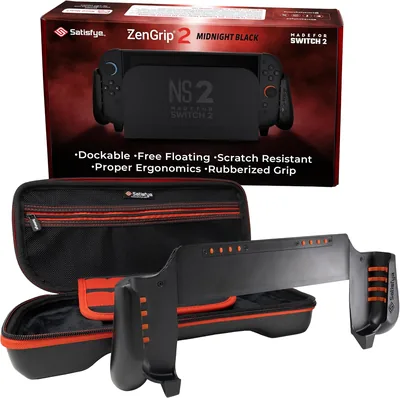 Satisfye - ZenGrip Pro Slim Bundle, Accessories Compatible with Nintendo Switch - The Bundle include