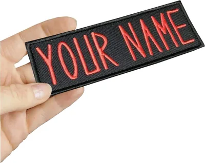 Custom Ghostbusters Name Tag - Embroidered Patch