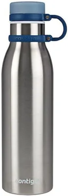 Garrafa Térmica Inox Parede Dupla Matterhorn 591ml Azul Mônaco Contigo - Melhor Preço