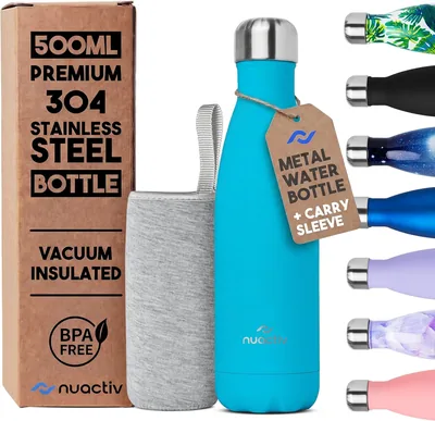 Nuactiv Stainless Steel Water Bottle 500ml Best Deal