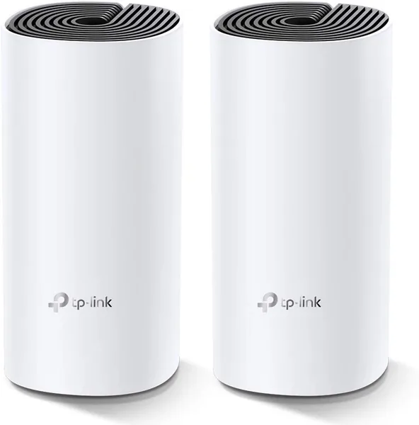 TP-Link Deco WiFi Mesh AC 1200Mbps Deco M4 (2-pack) - Système WiFi complet pour toute la maison, couverture WiFi de 260 m², 2 ports Gigabit, contrôle parental