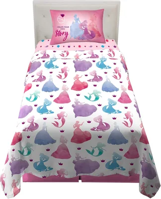 Franco NA0708 Kids Bedding Super Soft Sheet Set, 3 Piece Twin Size, Disney Princess - Best Deal