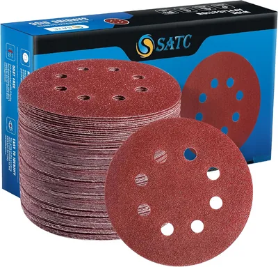 SATC 125mm Sanding Discs 72Pcs Orbital Sander