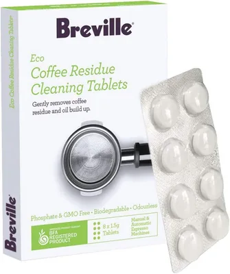 Breville Eco Coffee Residue Cleaner 8 Pack Clear Best Deal