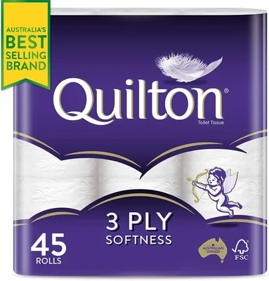 Quilton 3-Ply Toilet Tissue 45 Pack Best Deal