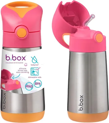 b.Box Strawberry Shake Insulated Bottle 350ml
