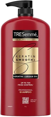 ट्रेसेमे केराटिन स्मूथ+ शैम्पू 1000ml | 72 घंटे फ़्रिज़ नियंत्रण केराटिन प्रोटीन और अरगन तेल के साथ | पारबेन मुक्त स्मूथनिंग