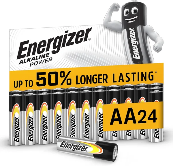 Energizer Alkaline Power - AA Batteries (24 Pack)
