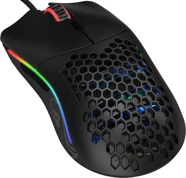 Glorious Gaming Mouse - Model O 67 g Superlight Honeycomb Mouse, RGB Matte Black Mouse