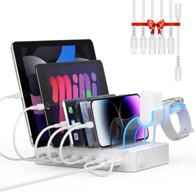 SooPii 60W/12A 6-Port Charging Station