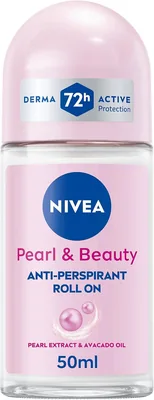 NIVEA Pearl & Beauty Anti-perspirant Roll-on Deodorant, 50ml | 33% Off