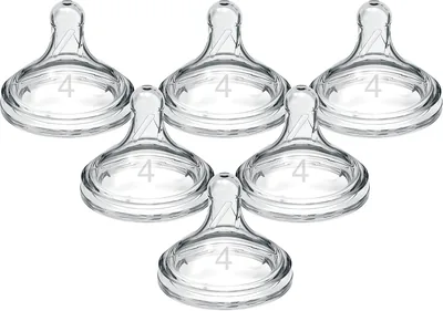 Dr. Brown's Options+ Wide-Neck Baby Bottle Nipple, Level 4