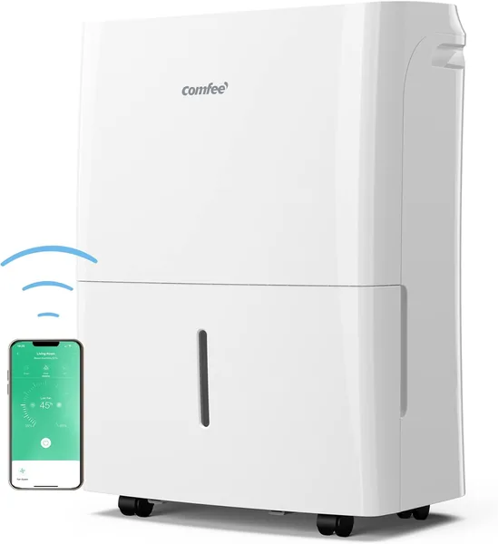 Deumidificatore COMFEE' per Casa, 16L/24h, Smart, WiFi, 3L, 28% di Sconto