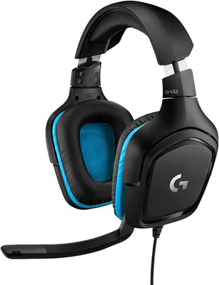 Logitech G432 Gaming Headset, 7.1 Surround Sound, Flip-Mic, Black/Blue - Best Deal