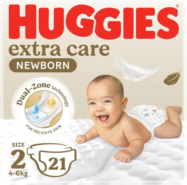 Huggies New Born Size 2 Carry