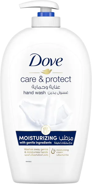 Dove Care & Protect Moisturising Hand Wash, Original, 500ml