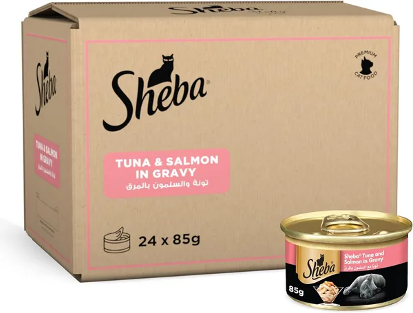 Sheba Cat Food Tuna & Salmon Can