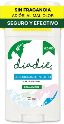 Desodorante natural para Niños DIADIE KIDS, Barra Neutra 1 Pza