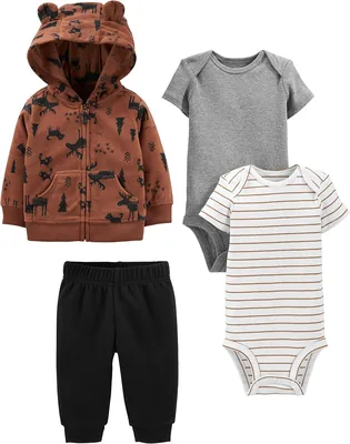 Carter's Baby-Boys 4-Piece Set: Jacket, Pant, & Bodysuit