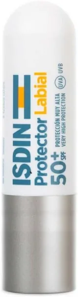 ISDIN Protector Lip Balm SPF50+ Unisex Sin fragancia Blanco 4 g