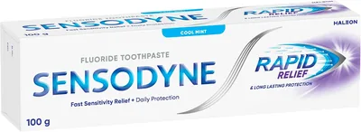 Sensodyne Rapid Relief Fluoride Toothpaste - Cool Mint 100g Best Deal