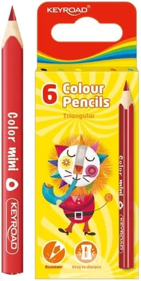 Keyroad Mini Driehoek Potloden 6 Kleuren - Beste Deal