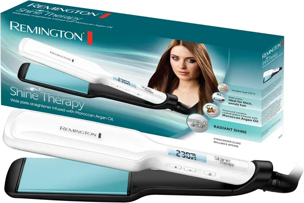 Remington Haarstrijkijzer Shine Therapy Brede Platen - 52% Korting