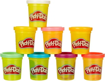 Play-Doh 8-Pack Rainbow, Non-Toxic Modelling Clay med 8 Färger - 33% Rabatt