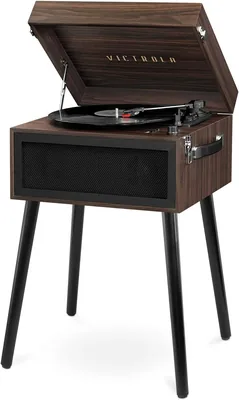 Floorstanding Record Player - FM Radio, USB, Aux