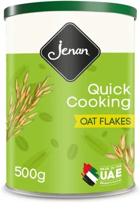 Jenan Quick Cooking Oats Tin 500g | 50% Off