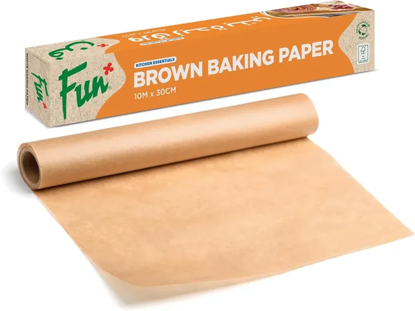 FUN BY AL BAYADER Indispensable Silicone Coated Baking Paper 10m X 30cm Brown