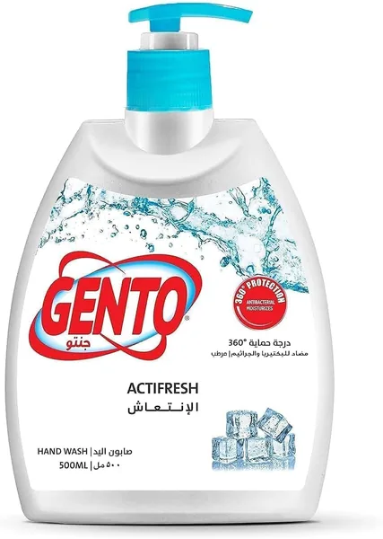 Gento Actifresh Hand Wash Blue 500ml