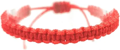 Pulsera Para Bebe - Pulsera roja de macramen para Bebé