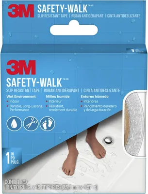 3M Safety-Walk Slip Resistant Tape, 1 in x 15 ft