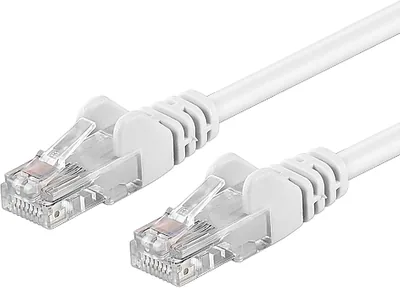 PremiumCord Network Kabel, Ethernet, LAN & Patch Kabel Cat6, UTP, Snabbt och Robust RJ45 Kabel 1Gbit/S, AWG 26/7, Kopper