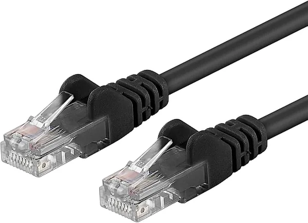 PremiumCord Patchkabel UTP RJ45-RJ45 Cat6 5 m Zwart