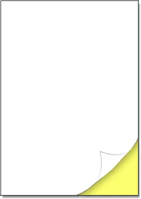 Papier adhésif pour imprimante - 25 feuilles A4 blanc - Étiquette par feuille