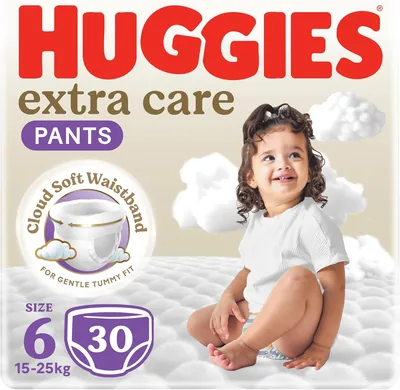 Huggies Extra Care Diaper Pants Size 6 (15-25kg), 30pcs - Best Deal