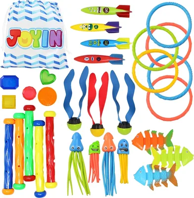 JOYIN 30 piezas Juguetes de Buceo Juegos Acuáticos para Verano Set de Juguetes de Entrenamiento Torpedo Bandit - Mejor Oferta