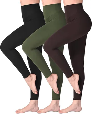 SINOPHANT Fleece Lined Leggings voor Dames: Zachte, Warme Winterlegging met Belly Control