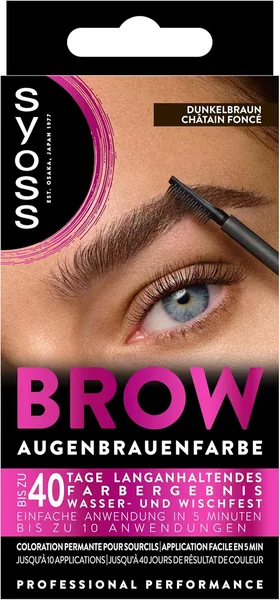 Syoss Eyebrow Kit 4-1 Dark Brown 17ml Pack of 1