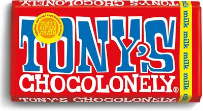 Tony's Chocolonely Milk Chocolate Bar 180g
